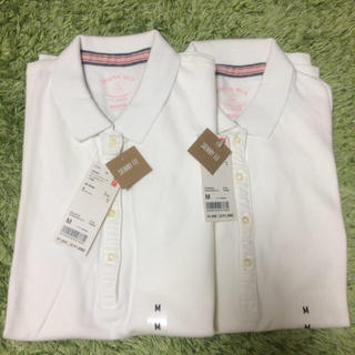 ユニクロ(UNIQLO)の未使用 UNIQLO  ポロシャツ（白）(Tシャツ(半袖/袖なし))