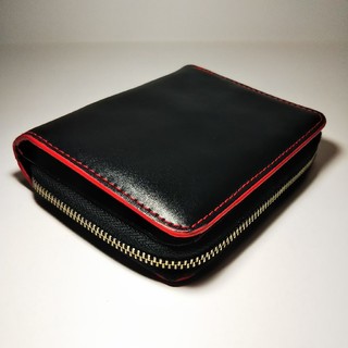 赤黒財布(折り財布)
