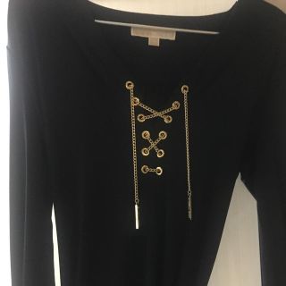 マイケルコース(Michael Kors)のerikaさまマイケルコース♡美品ネイビーワンピース(ひざ丈ワンピース)