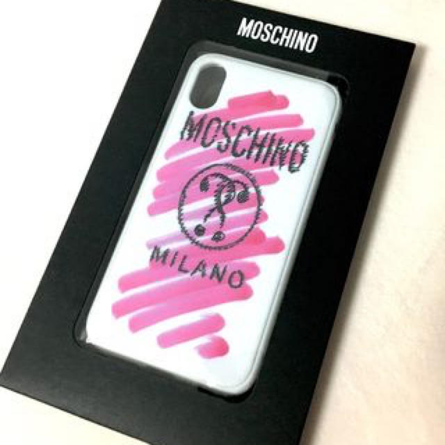 【Moschino】モスキーノ iPhone XR スマホケース