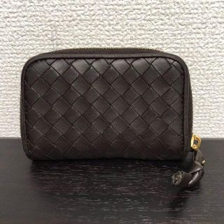 ボッテガヴェネタ(Bottega Veneta)のボッテガヴェネタ　コインケース　ダークブラウン　イントレチャート　レザー(コインケース/小銭入れ)