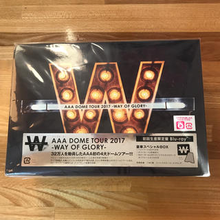 トリプルエー(AAA)のAAA DOME TOUR 2017 WAY OF GLORY初回B-ray(ミュージック)