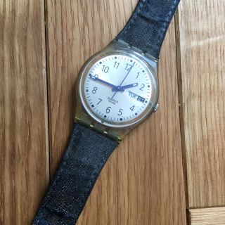 スウォッチ(swatch)の★値下げ★  swatch  デニム調ベルト(腕時計)