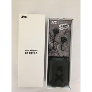JVC ステレオヘッドホン HA-FX3X-B （ステルスブラック）(ヘッドフォン/イヤフォン)
