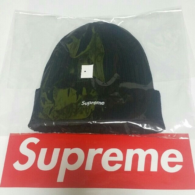 Supreme(シュプリーム)の【black】supreme overdyed beanie メンズの帽子(ニット帽/ビーニー)の商品写真