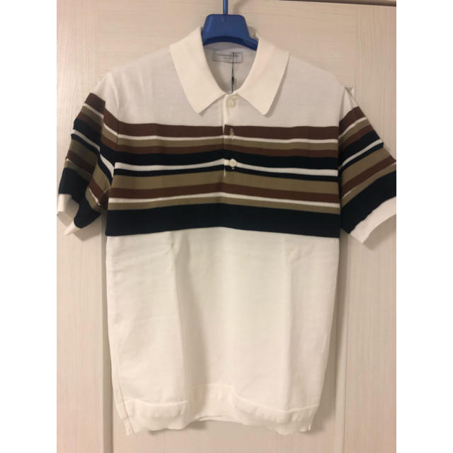 TOMORROWLAND(トゥモローランド)の未使用 トゥモローランドトリコ  ニットポロシャツ メンズのトップス(ポロシャツ)の商品写真