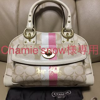 コーチ(COACH)のCOACH コーチ ハンドバッグ  ミニボストン ピンク(ボストンバッグ)