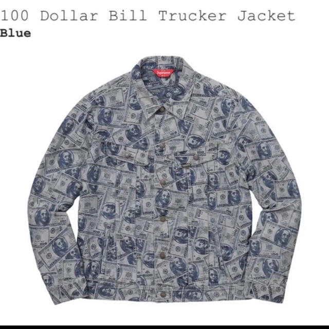 supreme 100 Dollar Bill Trucker Jacket 全国総量無料で 49.0%割引