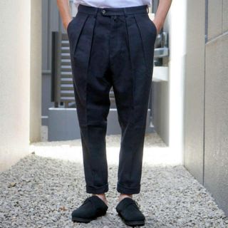 コモリ(COMOLI)のNEAT TOKYO パンツ(NAVY・44)(スラックス)