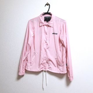 ステューシー(STUSSY)のStussy Women♡Stussy Sport Coach Jacket(ナイロンジャケット)