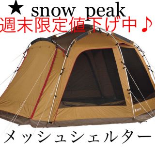 スノーピーク(Snow Peak)のスノーピーク メッシュシェルター(テント/タープ)