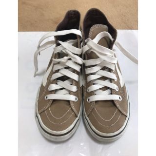 ヴァンズ(VANS)のVANS ハイカット スニーカー ベージュ(スニーカー)