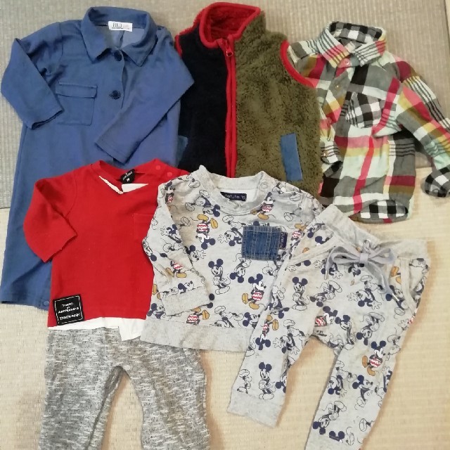 MARKEY'S(マーキーズ)の男の子まとめ売り　70～80　BREEZ キャップ キッズ/ベビー/マタニティのベビー服(~85cm)(ロンパース)の商品写真