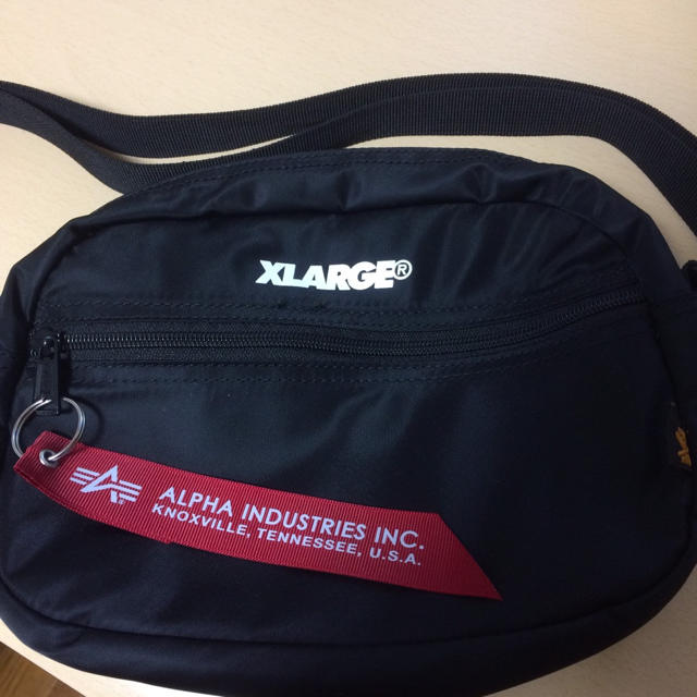 XLARGE(エクストララージ)の【XLARGE×ALPHA】STANDARD LOGO SHOULDER BAG メンズのバッグ(ショルダーバッグ)の商品写真