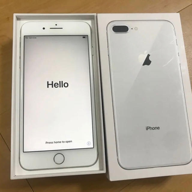 Apple - iPhone 8 Plus Silver 256 GB au