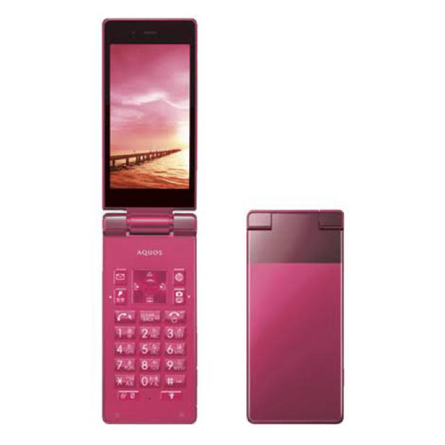 SHARP(シャープ)のガクト12様用 504SH/ピンク ワイモバイル スマホ/家電/カメラのスマートフォン/携帯電話(携帯電話本体)の商品写真