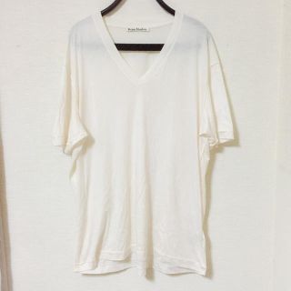 アクネ(ACNE)のACNE オーバーサイズVネックTシャツ(Tシャツ(半袖/袖なし))