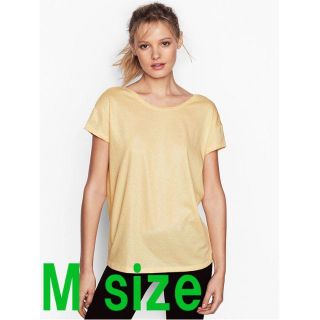 ヴィクトリアズシークレット(Victoria's Secret)のヴィクトリアシークレット Scoopback Tee M(ヨガ)