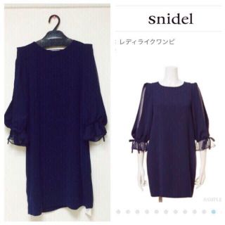 スナイデル(SNIDEL)のsnidel♡レディライクワンピース(ミニワンピース)