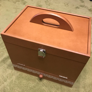 メイクボックス 化粧箱 三面鏡 木製 おしゃれ (ドレッサー/鏡台)