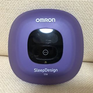 オムロン(OMRON)の【大幅値下しました】OMRON/ねむり時間計/紫(青に近い)(その他)