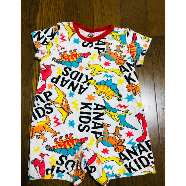 ANAP Kids(アナップキッズ)の値下げ【美品】ANAP ロンパース70cm キッズ/ベビー/マタニティのベビー服(~85cm)(ロンパース)の商品写真