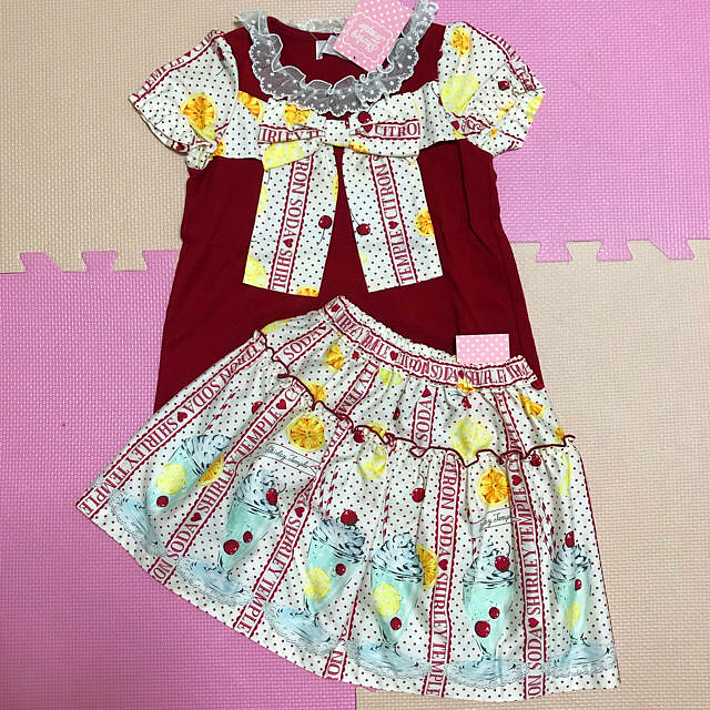 キッズ服女の子用(90cm~)【新品】♡シャーリーテンプル シトラスソーダセット♡