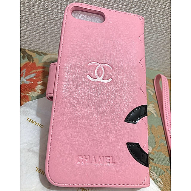 CHANEL(シャネル)のCHANEL i phone ケース ピンク 新品未使用  スマホ/家電/カメラのスマホアクセサリー(iPhoneケース)の商品写真