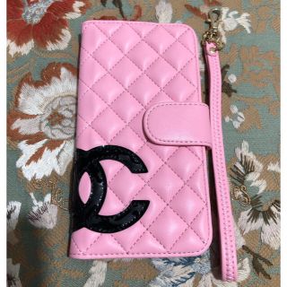 シャネル(CHANEL)のCHANEL i phone ケース ピンク 新品未使用 (iPhoneケース)