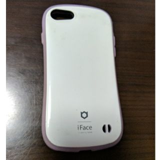 iPhone8　iFACE（iPhone8/7用ホワイト/パープル ）(iPhoneケース)