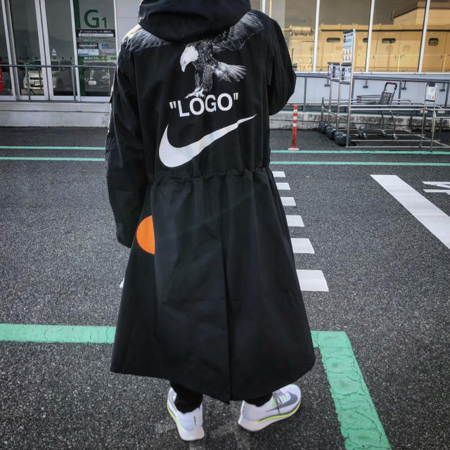 Nike off-white foot ball jacket