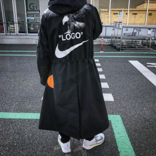 オフホワイト(OFF-WHITE)のNike off-white foot ball jacket (ナイロンジャケット)