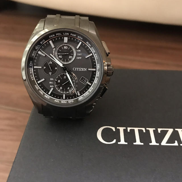 CITIZEN  ATTESA AT8044-56E ワールドタイム電波時計