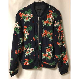 ザラ(ZARA)の[値下げしました] ZARA ザラ ブルゾン アウター 花柄(ブルゾン)