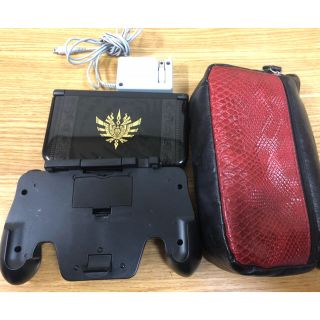 ニンテンドー3DS(ニンテンドー3DS)の☆モンスターハンター ゴアマガラブラック 3DS LL 本体☆超美品(携帯用ゲーム機本体)