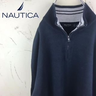 ノーティカ(NAUTICA)のノーティカ  ハーフジップニットトレーナー 古着(ニット/セーター)