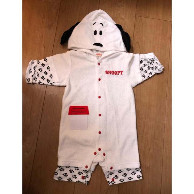 SNOOPY(スヌーピー)のスヌーピー カバーオール キッズ/ベビー/マタニティのベビー服(~85cm)(カバーオール)の商品写真