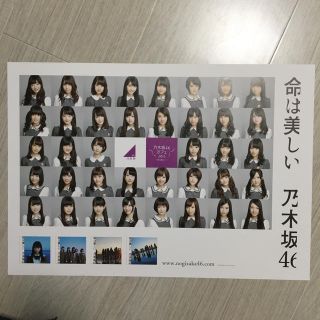 ノギザカフォーティーシックス(乃木坂46)の乃木坂46 命は美しい 非売品(アイドルグッズ)