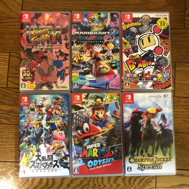 nintendo switch ソフト6本セット