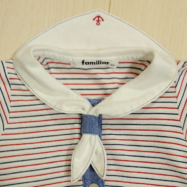 familiar(ファミリア)のファミリアのセーラーワンピース キッズ/ベビー/マタニティのベビー服(~85cm)(ワンピース)の商品写真