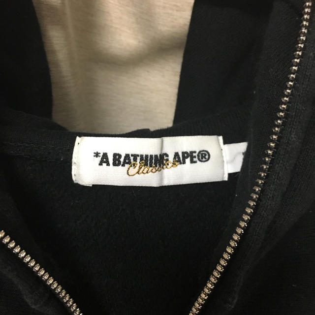 A BATHING APE(アベイシングエイプ)のマリオ×A BATHING APE ア ベイシング エイプ パーカー 黒 M メンズのトップス(パーカー)の商品写真