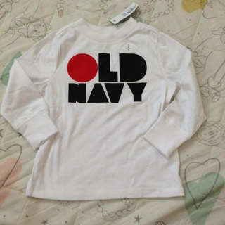 オールドネイビー(Old Navy)の新品タグ付き 2T  ロゴTシャツ(その他)