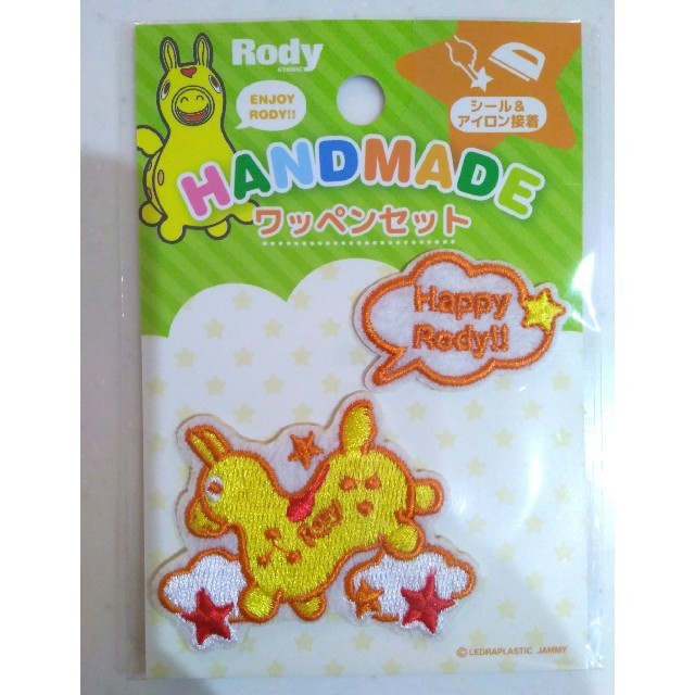 Rody(ロディ)の【新品】Rody　ワッペンセット　2種類 ハンドメイドの素材/材料(各種パーツ)の商品写真