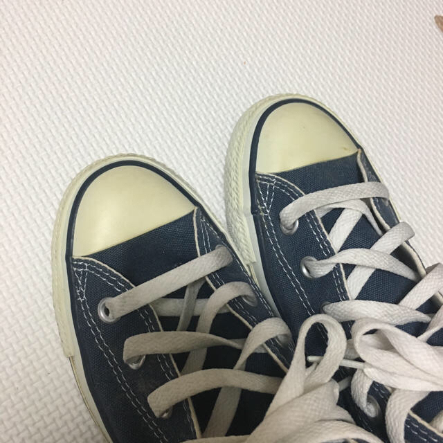 CONVERSE(コンバース)のころん様専用☆コンバース ハイカット ブルー 23.5センチ レディースの靴/シューズ(スニーカー)の商品写真