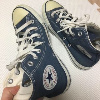 コンバース(CONVERSE)のころん様専用☆コンバース ハイカット ブルー 23.5センチ(スニーカー)