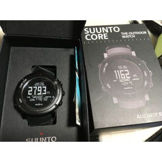 スント(SUUNTO)の【SUUNTO】スント Core Alu Deep Black(腕時計(デジタル))