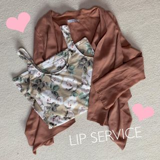 リップサービス(LIP SERVICE)の💓ワンピ✨カーデセット💓(ミニワンピース)