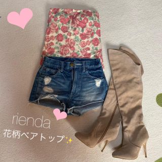 リエンダ(rienda)の💓rienda💓花柄ベアトップ✨(ベアトップ/チューブトップ)