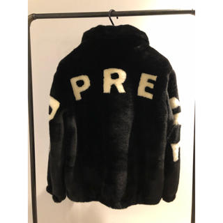 シュプリーム(Supreme)のSupreme faux fur bomber jacket black L(ブルゾン)