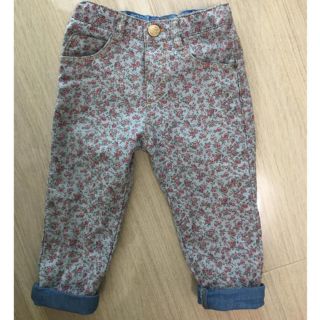 ザラキッズ(ZARA KIDS)の新品 花柄デニムパンツ(パンツ/スパッツ)